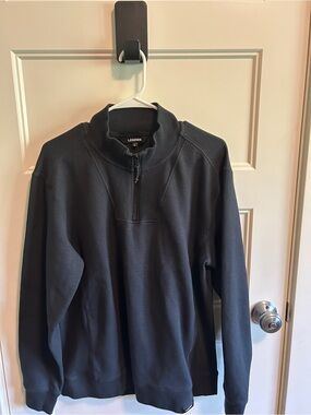Legends Men’s Black Half-Zip Pullover Sweater